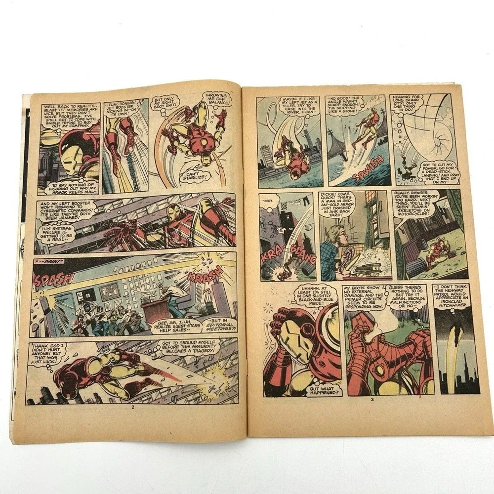 Invincible Iron Man #123 Marvel 1979 Melter Blizzard Whiplash Bob Layton Art